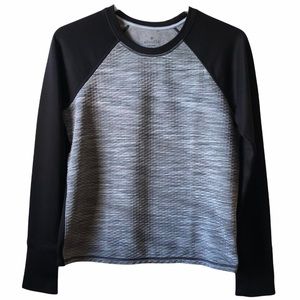 Athleta Snowscape Quilted Sweatshirt size Small